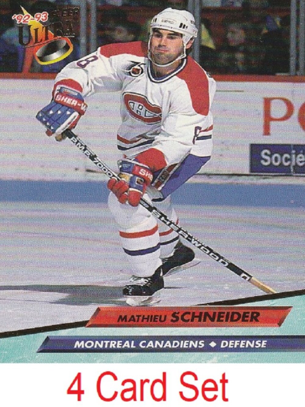 Mathieu Schneider Hockey Card Collection